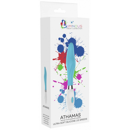 Athamas - Silicona Ultra Suave - 10 Velocidades - Turquesa