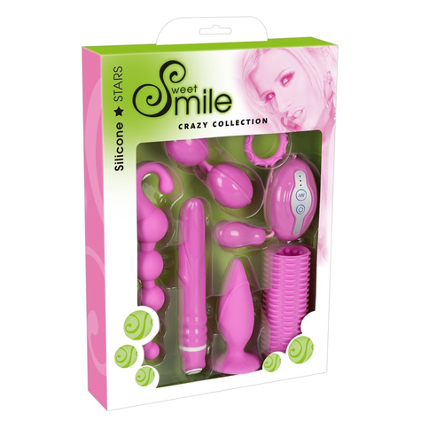 Set Vibradores : Kit Smile Crazy Collection