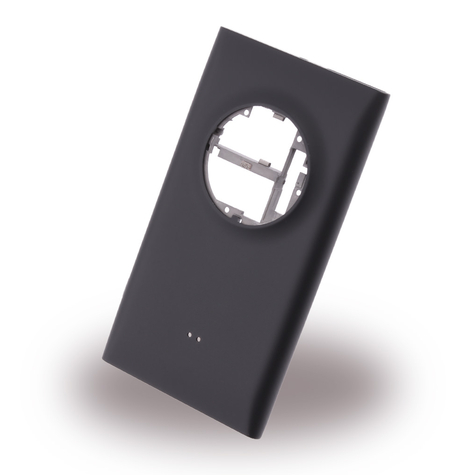 Nokia-Microsoft - 00810R5 - Cubierta de la batería - Lumia 1020 - Negro