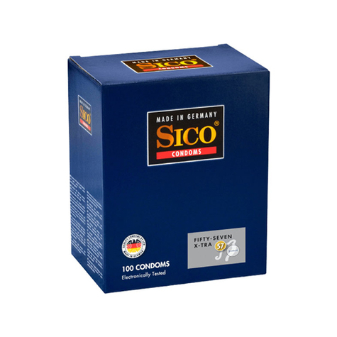 Preservativos Sico X-Tra - 100 Preservativos
