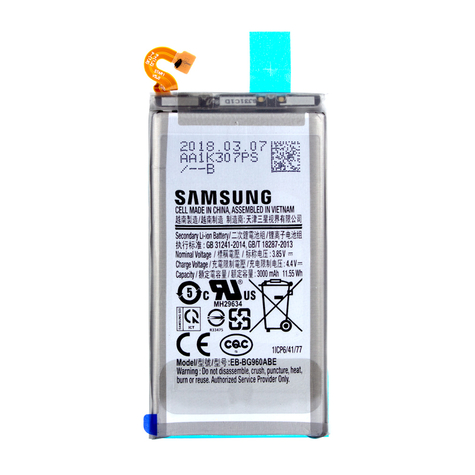 Samsung Ebbg960aba Lithiumion Battery G960f Samsung Galaxy S9 3000mah