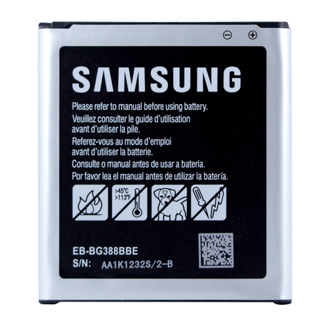 Samsung Lithium Ion Battery G388f, G389f Galaxy Xcover 3 2200mah