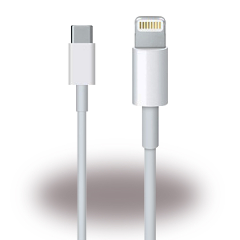 Apple - Mk0x2zm/A - Cable De Datos/Carga De 1m Usb Tipo C - Iphone 8, 7, 7+, 6s, 6s+ - Blanco