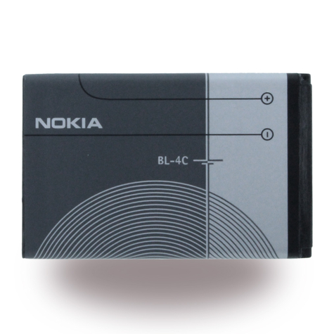 Nokia - BL-4C - Batería de iones de litio - 6100 - 890mAh