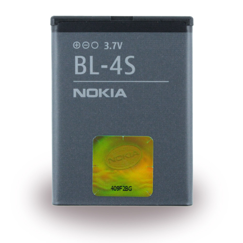 Nokia - Bl-4s - Batería De Polímero De Litio - 2680 Slide - 860mah