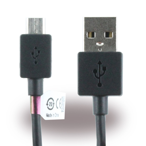 Sony - Ec801 / Ec803 - Cable De Datos Micro Usb - 1m &Gt; Negro