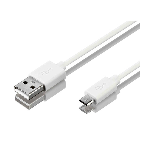 Cable De Carga Micro-Usb Gere 96cm (Blanco)