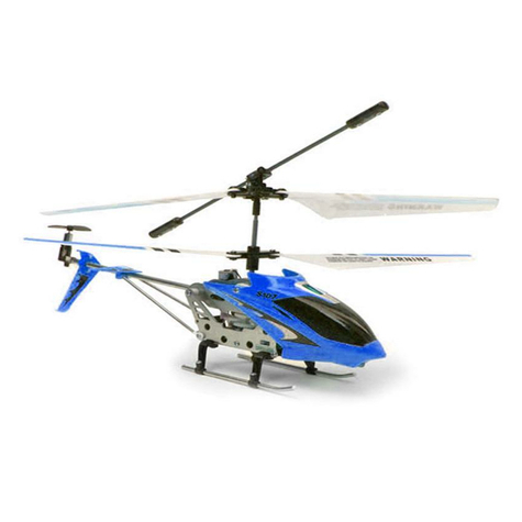 Helicóptero Syma S107g De 3 Canales Por Infrarrojos Con Giroscopio (Azul)