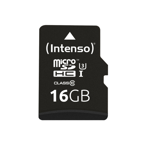 Intenso Secure Digital Card Micro Sd Uhs-I Tarjeta De Memoria Profesional De 16 Gb