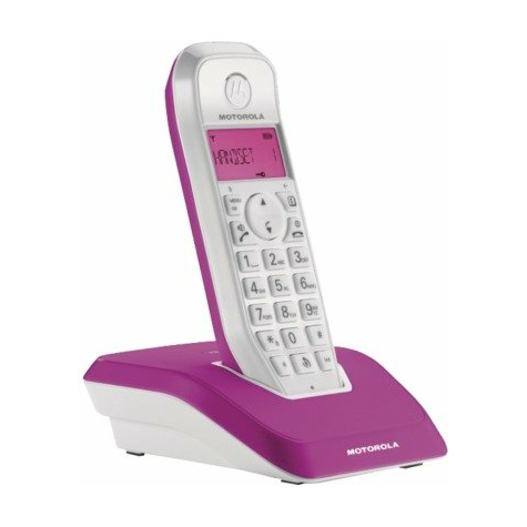 Teléfono Inalámbrico Motorola Startac S1201 Dect, Rosa