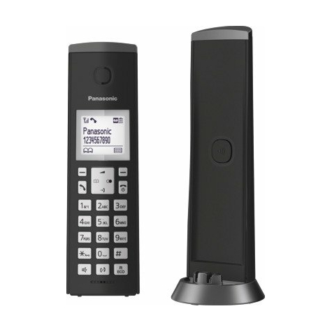 Panasonic Kx-Tgk220gb Negro, Teléfono Dect De Diseño
