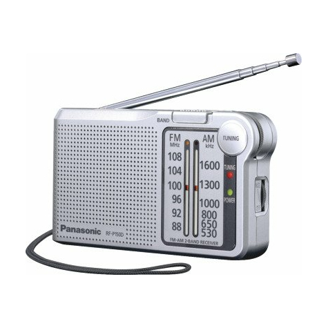 Radio Portátil Panasonic Rf-P150deg9-S Plata