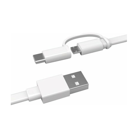 HUAWEI AP55S Cable USB 2-en-1 Micro USB incl. Adaptador USB Tipo-C 1,5 m blanco