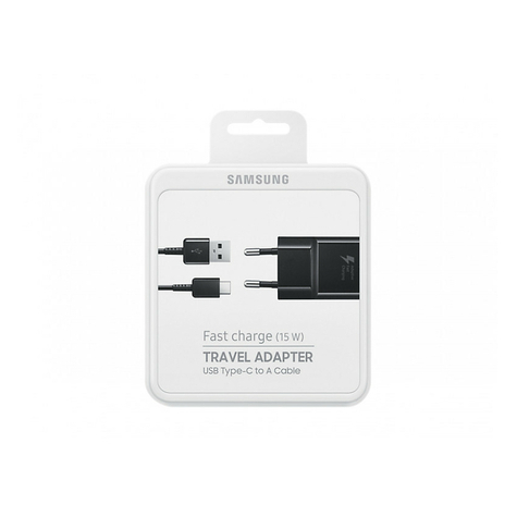 Samsung Quick Charger 15w Usb Tipo C (Adaptador+Cable) 1,5 M Negro