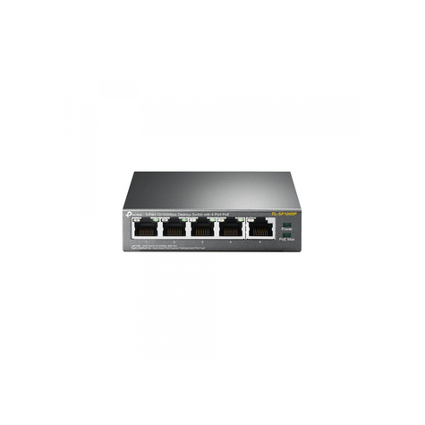 Tp-Link Tl-Sf1005p Conmutador Fast Ethernet De Escritorio De 5 Puertos No Gestionado Poe