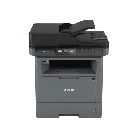 Brother Mfc-L5750dw B/W Laser Printer Scanner Copier Fax Lan Wlan