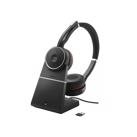 Jabra Evolve 75 Uc Stereo Headset Incl. Charging Station