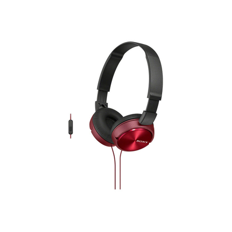 Sony Mdr-Zx310apr Auriculares De Oído Con Función De Auricular - Rojo