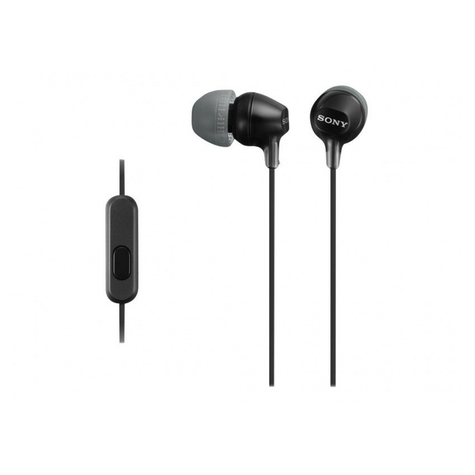Sony Mdr-Ex15apb Auriculares De Oído Con Función De Auriculares - Negro