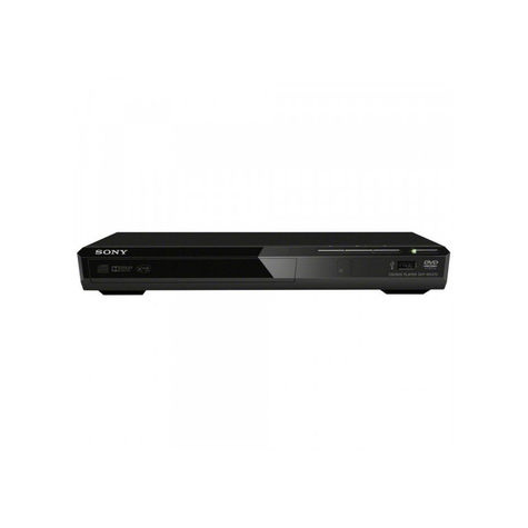 Reproductor De Dvd Sony Dvp-Sr370 Con Usb Negro