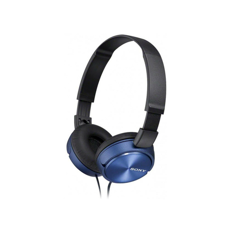 Auriculares Sony Mdr-Zx310l On Ear - Azul