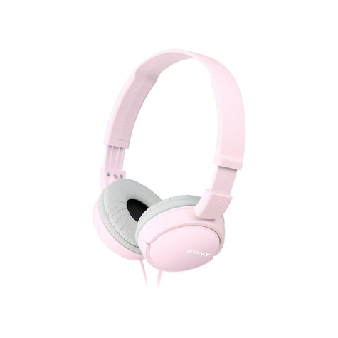 Sony Mdr-Zx110ap Auriculares De Oído - Función De Auriculares Plegables Rosa