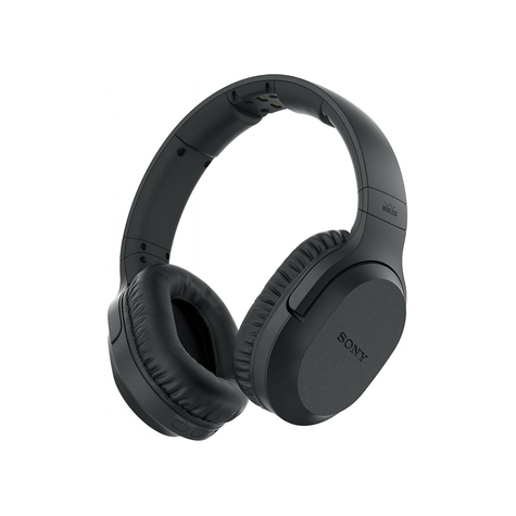 Sony Mdr-Rf895rk Auriculares Over-Ear Para La Televisión, Negro