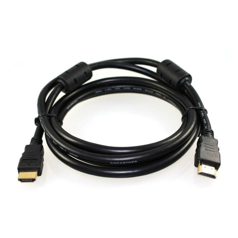 Reekin Cable Hdmi - 3,0 Metros - Ferrit Full Hd (Alta Velocidad Con Ethernet)