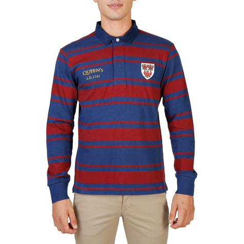 Polo Oxford University Hombre QUEENS-RUGBY-ML-RED