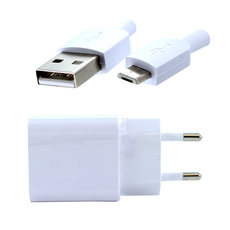 Huawei Hw050200e01 Charger + Data Cable Microusb White