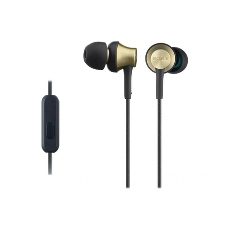 Auriculares Intrauditivos Sony Mdr-Ex650apt, Oro