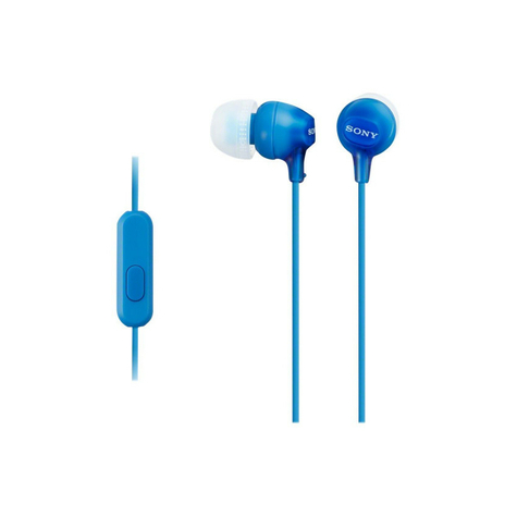Sony Mdr-Ex15apli Auriculares In-Ear,Azul