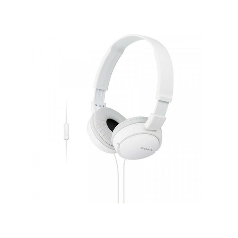 Sony Mdr-Zx110apw Auriculares De Nivel Básico Con Función De Auriculares, Blanco