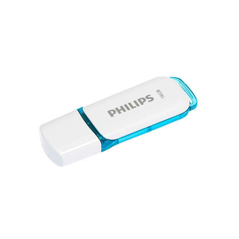 Philips Usb 2.0 16gb Snow Edition Azul Fm16fd70b/10