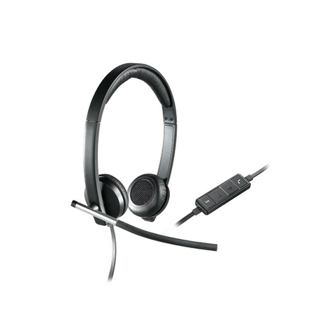Auriculares Logitech Usb Headset Stereo H650e 981-000519