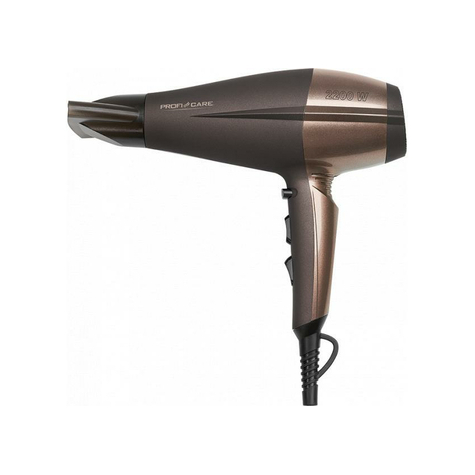 Proficare Hairdryer Pc-Ht 3010 Brown/Bronze