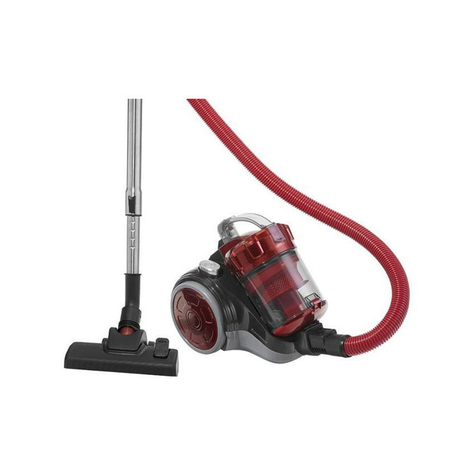 Clatronic Floor Vacuum Cleaner Without Bag Bs 1302 (Red)