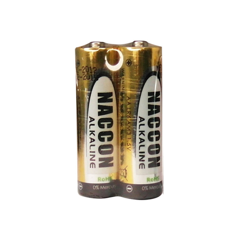 Accesorios Sexshop Item:Naccon Alkaline Lr6 Battery Aa - 2 Pack