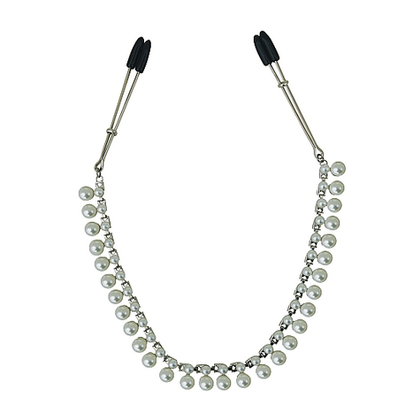 Pinzas:Pinzas Para Pezones Con Cadena De Perlas