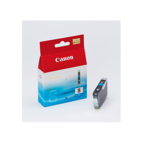 Canon 0621b001 Cartucho De Impresión Cian Cli 8c