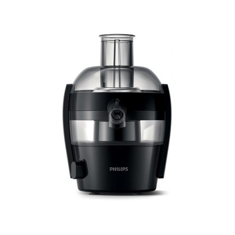 Philips Hr1832/00 Exprimidor Viva Collection 400 W Negro