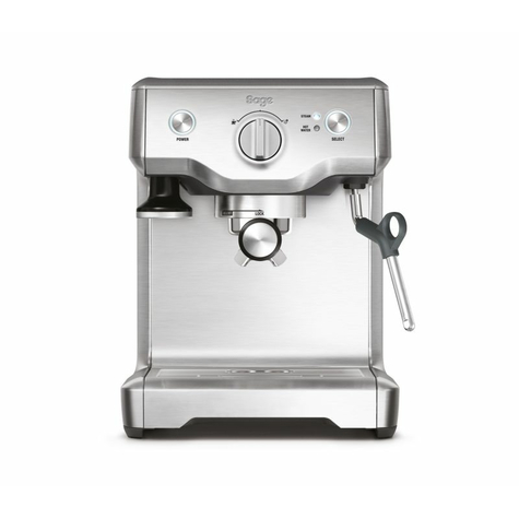 Sage Appliances SES810 Máquina de café espresso The Duo Temp Pro, acero inoxidable cepillado