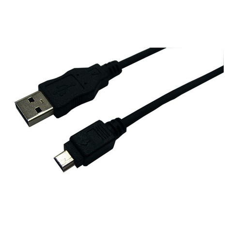Cable Logilink Usb 2.0 (Tipo-A) A Usb Mini, Negro, 3 M