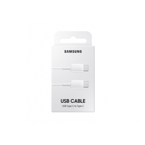 Cable Samsung Usb Type-C A Usb Type-C, 1 M, 60w, Blanco