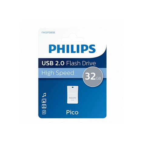Philips Usb-Stick 32gb 2.0 Usb Drive Pico Fm32fd85b/00