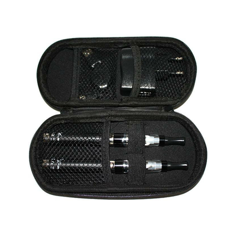Ttzig E-Cigarrillo Conjunto De 2 Proset 650mah Con Bolsa (Plata)