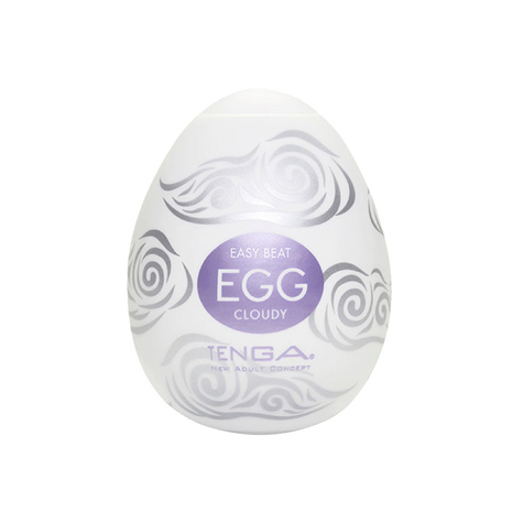 Tenga Egg Cloudy White/Chrome Os