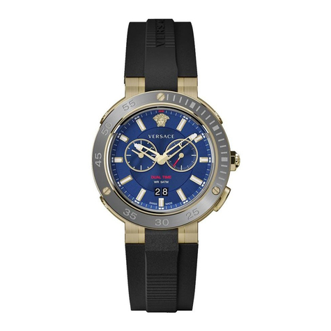 Reloj Versace Vecn00119 V-Extreme Pro Para Hombre, Con Doble Cronómetro