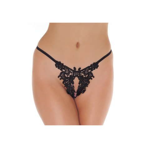 Amorable By Rimba Open String One Size Black