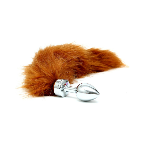 Rimba - Butt Plug Small With Brown Tail (Unisex)